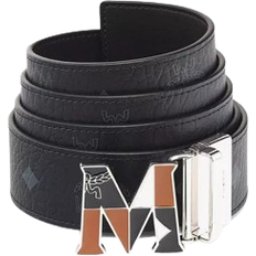 MCM Claus Epoxy Reversible Belt - Black