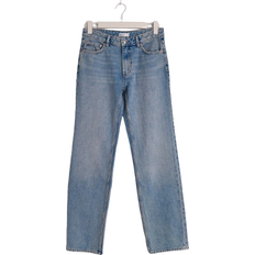 Bukser & Shorts Gina Tricot Low Straight Jeans - Tinted Blue