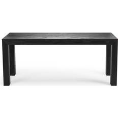 Rectangle Dining Tables Plank+Beam Modern Black Wirebrush 36x72"