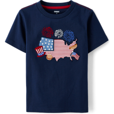 Gymboree Boy's Embroidered Map Top American Cutie - Tidal