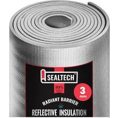 Insulation Sealtech 20' x 24" x 3 mm R-15 Polyethylene Foam Reflective Insulation Roll ST-303-24X20