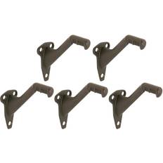 Stair Parts Design House Oil Rubbed Bronze Steel and Zinc Construction Standard Handrail Bracket 5-Pack