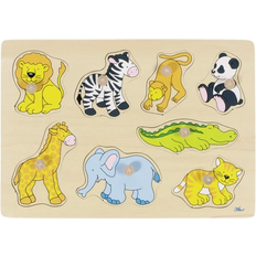 Steckpuzzles Goki Zoo Animals Lift Out Puzzle 8 Pieces
