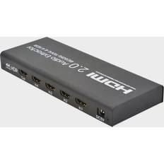 Chromecast Nordic SGM-172 Audio Extractor 2.0 HDMI - 4xHDMI Switch F-F