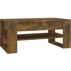 vidaXL Engineered Wood Smoked Oak Sofabord 55x102cm