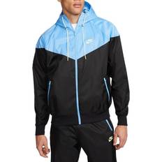 Nike Sportswear Windrunner Zip-Up Jacket - Black/University Blue/Citron Tint Black