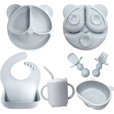 D-Groee Complete Silicone Baby Feeding Set