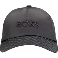 Hugo Boss Men Caps Hugo Boss Embroidered Logo Satin Cap - Black