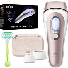 Hair Removal Braun Women's Skin I-Expert Smart IPL: At Home Alternative To Laser Hair Removal with 3 Caps and Leather Pouch PL7243