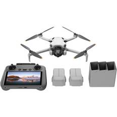 DJI Mini 4 Pro Fly More Combo Plus with RC 2, Mini Drone with 4K HDR Video, 3 Intelligent Flight Battery Plus for up to 135 Mins Flight Time, Smart Return to Home, Drone with Camera for Beginners