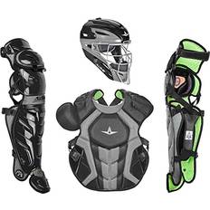 Catchers Gear All-Star System7 Axis NOCSAE Adult Two Tone Baseball Catchers Set Black