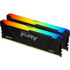 Ddr4 8gb Kingston Fury Beast RGB Black DDR4 3600MHz 8GB (KF436C17BB2A/8)
