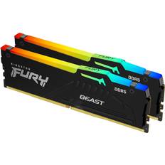 Kingston Fury Beast RGB Black DDR5 6000MHz 2x32GB ECC (KF560C30BBAK2-64)