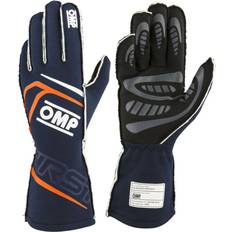 MC-hansker OMP Gloves FIRST Orange Navy Blue FIA 8856-2018