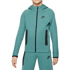 Tops Nike Older Kids' Sportswear Tech Fleece Full Zip Hoodie - Bicoastal/Black (FD3285-361)