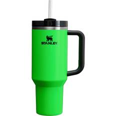 Stanley Quencher H2.0 FlowState Neon Green Travel Mug 40fl oz
