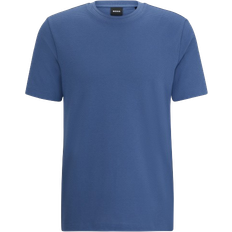 Hugo Boss Men T-shirts Hugo Boss Bubble Jacquard Structure T-shirt - Light Blue