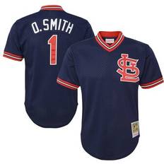 Mitchell & Ness Chicago Cubs Game Jerseys Mitchell & Ness Youth Ozzie Smith Navy St. Louis Cardinals Cooperstown Collection Batting Practice Jersey