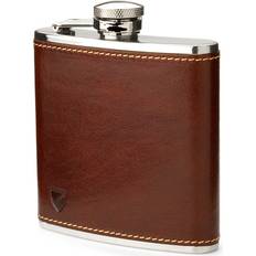 Hip Flasks Aspinal of London Classic Smooth Steel Hip Flask