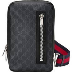 Gucci Bags Gucci GG Black Sling Backpack, Black, GG Canvas