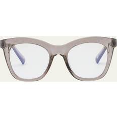 Reading Glasses Harlots Bed Clear Plastic Reading Cat-Eye