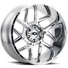 20" - Silver Car Rims Vision Wheel 360 Sliver 20x9 6x5.5" +0mm Chrome Rim 20"