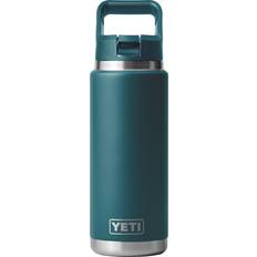 Yeti Water Containers Yeti 26 oz. Rambler Bottle with Color-Matched Straw Cap, Agave Teal Green