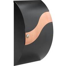MEFA Briefkästen MEFA Trend Wave 630 Ruko Lock - Black/Copper