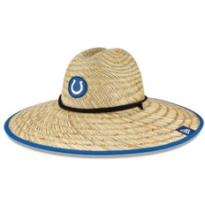 New Era Sports Fan Products New Era Men's Natural Indianapolis Colts NFL Training Camp Official Straw Lifeguard Hat