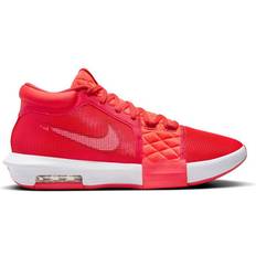 Men - Red Basketball Shoes Nike LeBron Witness 8 - Light Crimson/Bright Crimson/Gym Red/White