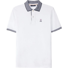 Psycho Bunny T-shirts & Tank Tops Psycho Bunny Mens Southport Pique Polo Shirt - White