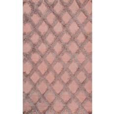 Polyester Carpets & Rugs Nuloom Francene Diamond Trellis Pink 48x72"