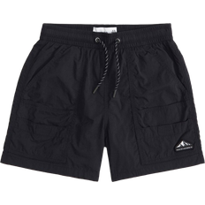 Abercrombie & Fitch Elasticated Waist Shorts - Black