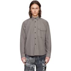 Shirts Stone Island Gray Comfortable Fit Shirt V0092 DOVE GREY