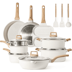 Carote Cookware Sets Carote Nonstick Cookware Set with lid 17 Parts