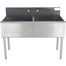 Full-Size Sinks Tabco 4-42-48 Two Compartment Commercial
