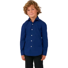 Suits Children's Clothing OppoSuits Little Boys Spread Collar Long Sleeve Dress Shirt, 6, Blue Blue