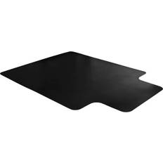 Desk Mats Floortex "Advantagemat Black Vinyl Lipped Chair Mat