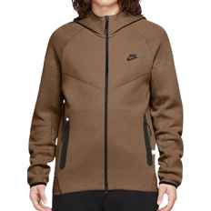 Nike Tech Fleece Full-Zip Hoody - Brown/Black