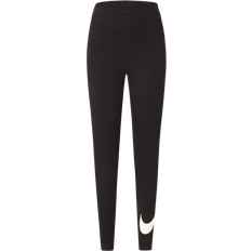 Nike Women Tights Nike Sportswear Classics Women's High Waist Graphic Leggings - Black/Sail