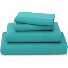 California King - Turquoise Bed Sheets Cosy House Collection Luxury Bamboo Bed Sheet Turquoise