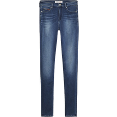 Damen Jeans Tommy Hilfiger Nora Mid Rise Skinny Faded Jeans - New Niceville Mid Blue Stretch