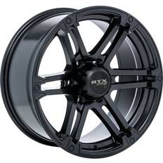 RTX 20" - Black Car Rims RTX Alloy Wheel, Slate 18x9 6x135 ET20 CB87.1 Satin Black