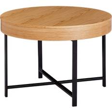 Eiche - Runde Tische Wohnling Modern Design Light Brown Couchtisch 69cm
