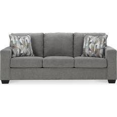 Gray - Sofa Beds Sofas Signature Design Deltona Graphite Queen 85" 3 Seater