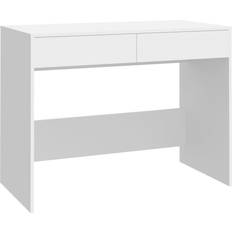 vidaXL Engineered Wood White Schreibtisch 50x101cm