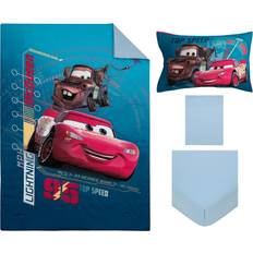 NoJo Disney Cars Piston Cup Toddler Bed Set 4pcs 42x57"