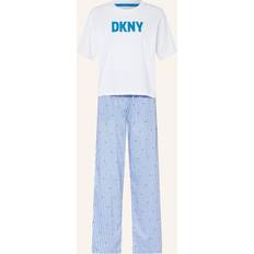 DKNY Nachtwäsche DKNY Schlafanzug WEISS/ BLAU/ HELLBLAU
