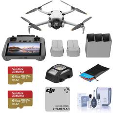 Drones DJI Mini 4 Pro Drone Fly More Combo with 2x 64GB Memory Card &amp; Care Refresh Plan