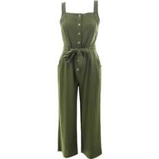 Damen - Grün Jumpsuits & Overalls AIKI KEYLOOK Jumpsuit Khaki Regular Fit für Damen